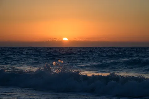 Sunset Waves